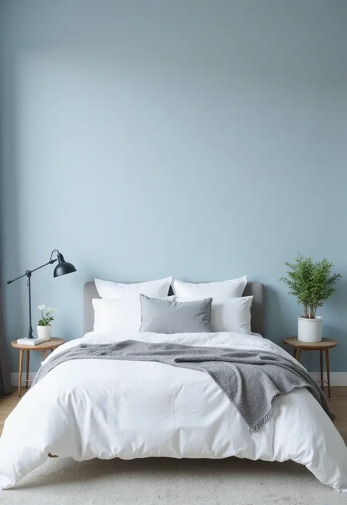 26 Paint Colors for Bedroom That Transform Your Space Instantly 2 26 Paint Colors for Bedroom That Transform Your Space Instantly - 2. Calming Soft Blue