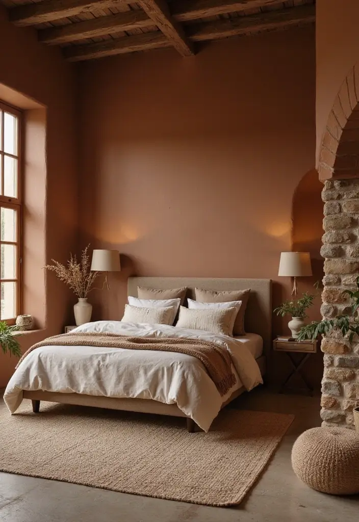 26 Paint Colors for Bedroom That Transform Your Space Instantly 26 26 Paint Colors for Bedroom That Transform Your Space Instantly - 26. Earthy Brown