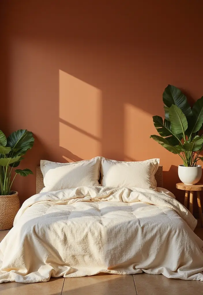 26 Paint Colors for Bedroom That Transform Your Space Instantly 3 26 Paint Colors for Bedroom That Transform Your Space Instantly - 3. Warm Terracotta