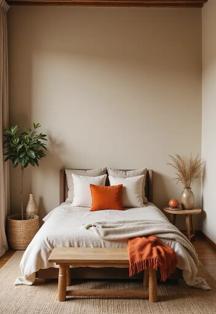 26 Paint Colors for Bedroom That Transform Your Space Instantly 5 26 Paint Colors for Bedroom That Transform Your Space Instantly - 5. Earthy Beige