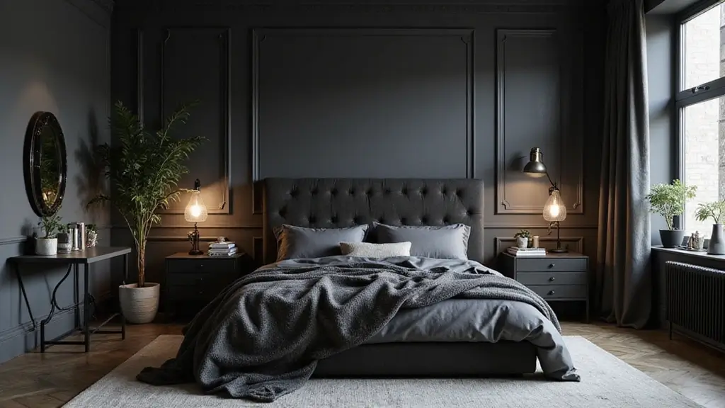 27 Black and Grey Bedroom Ideas That Balance Drama and Comfort