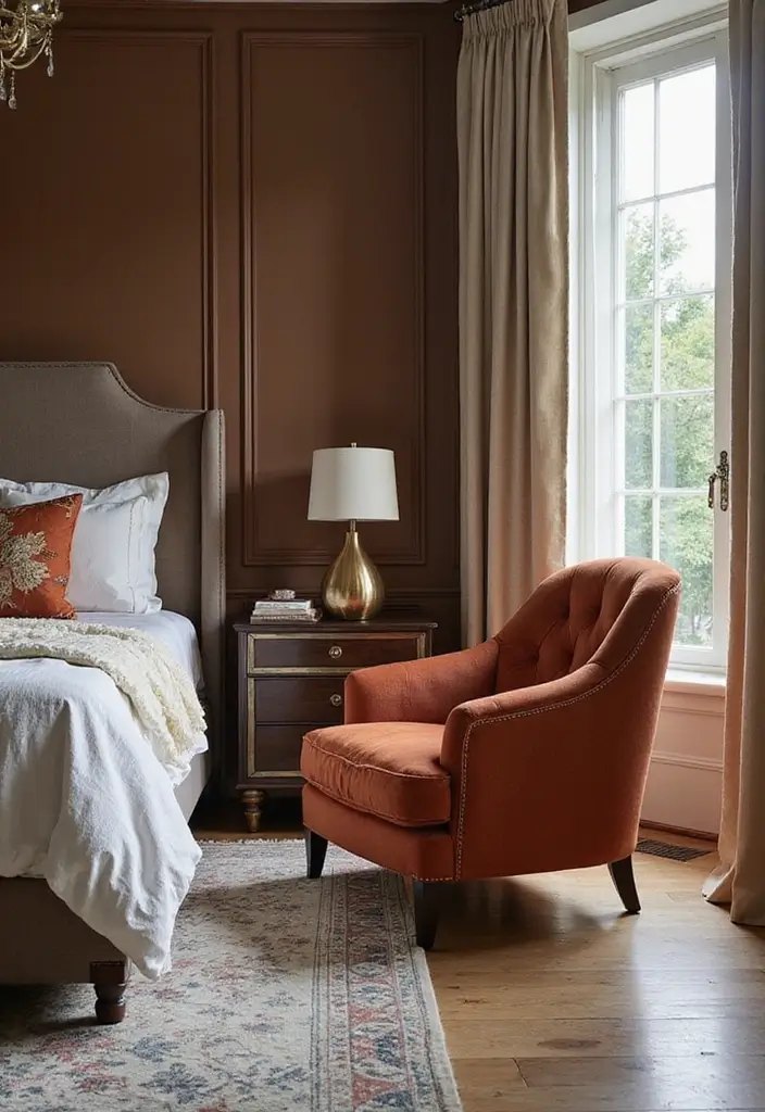 30 Luxurious Bedroom Ideas That Redefine Elegance 19 30 Luxurious Bedroom Ideas That Redefine Elegance - 19. Luxurious Accent Chairs for Style