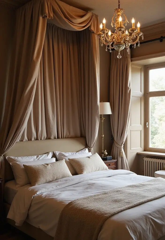 30 Luxurious Bedroom Ideas That Redefine Elegance 4 30 Luxurious Bedroom Ideas That Redefine Elegance - 4. Elegant Canopy Beds for a Touch of Romance