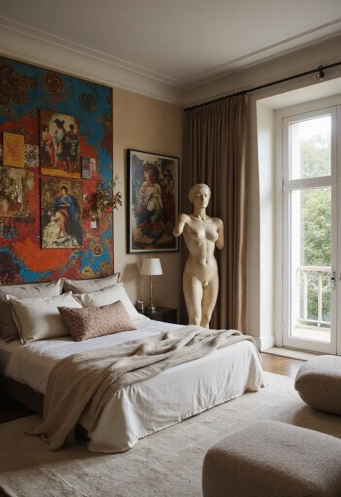 30 Luxurious Bedroom Ideas That Redefine Elegance 6 30 Luxurious Bedroom Ideas That Redefine Elegance - 6. Artful Accessories to Elevate Style