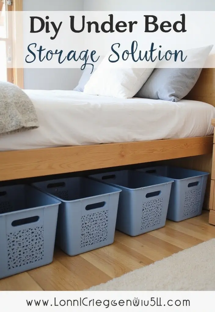 30+ Small Bedroom Ideas That Make Compact Spaces Feel Bigger - 13. Use Under-Bed Storage