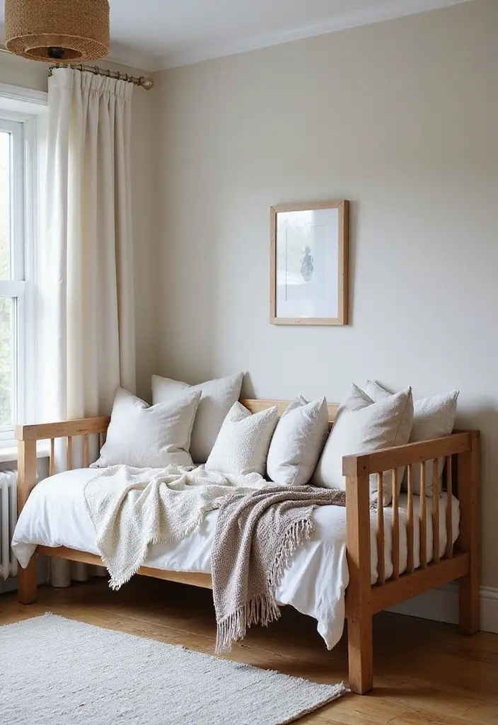 30+ Small Bedroom Ideas That Make Compact Spaces Feel Bigger - 23. Choose a Daybed